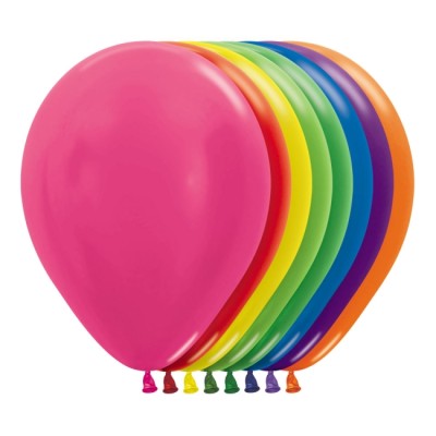 GLOBOS R12 50 UND- SURTIDO METAL