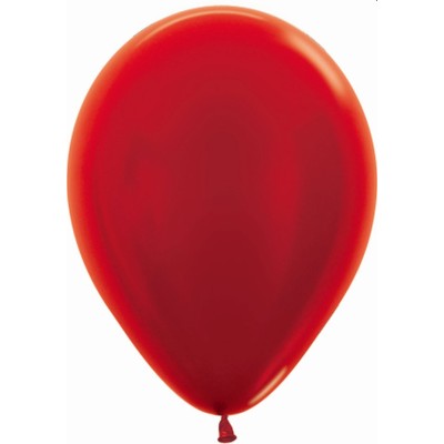 GLOBOS R12 50 UND- METAL ROJO
