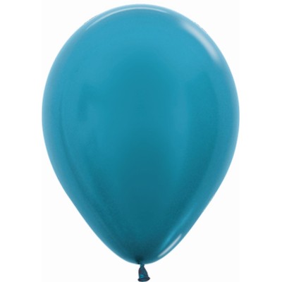 GLOBOS R12 50 UND- METAL AZUL CARIBE