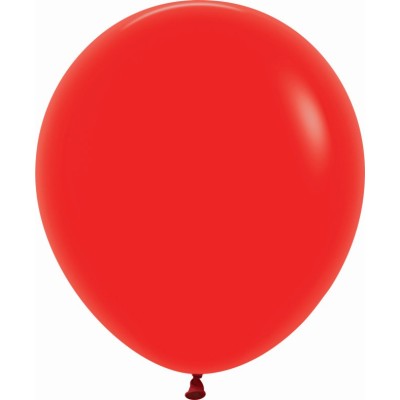 GLOBO LATEX R18 ROJO 45 CM