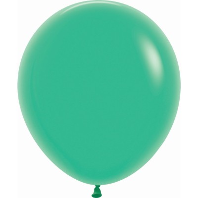 GLOBO LATEX R18 VERDE SOLIDO  45 CM