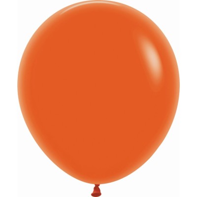 GLOBO LATEX R18 NARANJA 45 CM