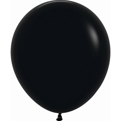 GLOBO LATEX R18 NEGRO 45 CM