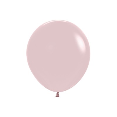 GLOBO LATEX R18 DUSK PASTEL ROSA 45 CM