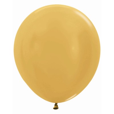 GLOBO LATEX R18 ORO 45 CM