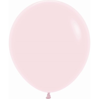 GLOBO LATEX R18 ROSA PASTEL 45 CM