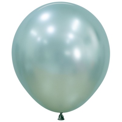 GLOBO LATEX R18 SILK VERDE MENTA 45 CM