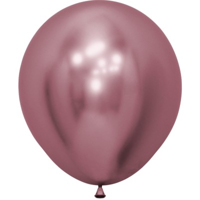 GLOBO LATEX R18 ROSA REFLEX 45 CM