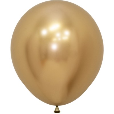 GLOBO LATEX R18 ORO REFLEX 45 CM