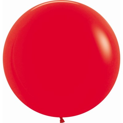 GLOBO LATEX R24 ROJO (60 CM)