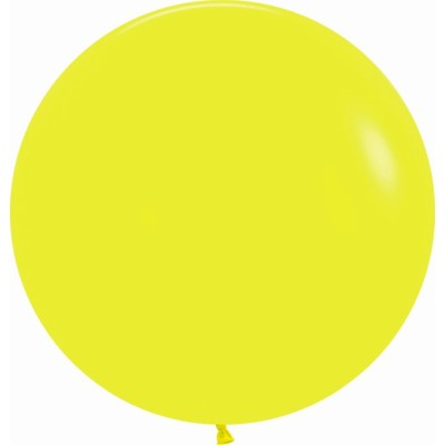 GLOBO LATEX AMARILLO R24 (60 CM)