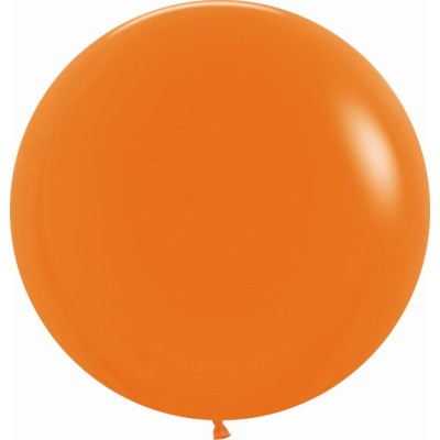 GLOBO LATEX R24 NARANJA  (60 CM)