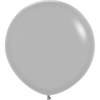 GLOBOS LATEX GRIS R24 (60 CM)