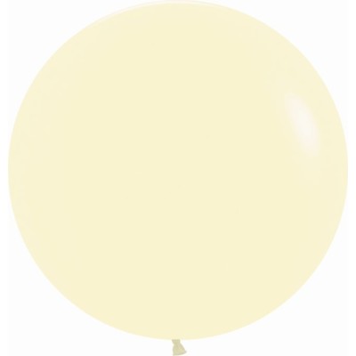 GLOBO LATEX R24 AMARILLO PASTEL (60 CM)