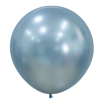 GLOBO LATEX R24 SILK AZUL ARTICO 60 CM