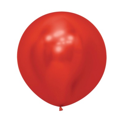 GLOBO LATEX R24 ROJO REFLEX (60 CM)