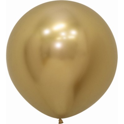 GLOBO LATEX R24 ORO REFLEX (60 CM)