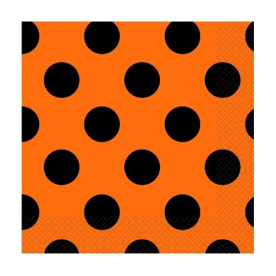 SERVILLETAS TOPOS NARANJA 16