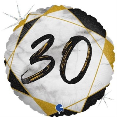 GLOBO MARBLE CUMPLE 30