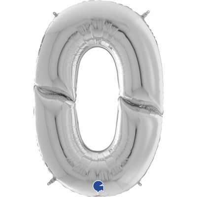 GLOBO 1,63 MTR PLATA NUMERO 0
