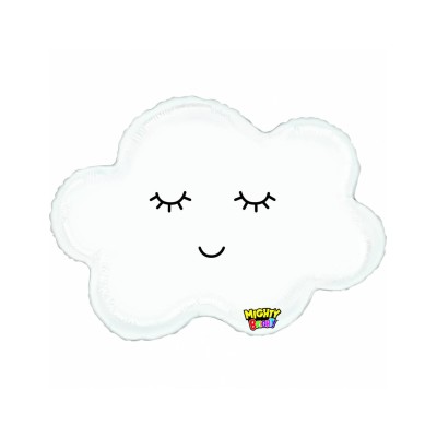 GLOBO FOIL NUBE BLANCA 76 CM