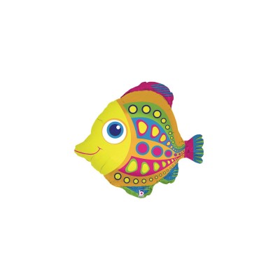 GLOBO FOIL FORMA PEZ 55 CM