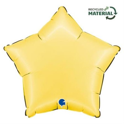 GLOBO ESTRELLA AMARILLO PLATANO 18'