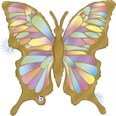 GLOBO FOIL MARIPOSA OPAL 84 CM