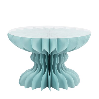 SOPORTE DE PAPEL 25X12 CM  CELESTE