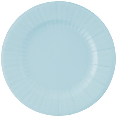 BAJOPLATOS CELESTE 33 CM 6 UND