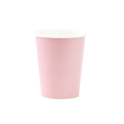 VASOS CARTON ROSA BEBE GIVI 8 UND