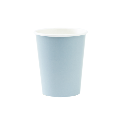 VASOS CARTON CELESTE 8 UND -GIVI