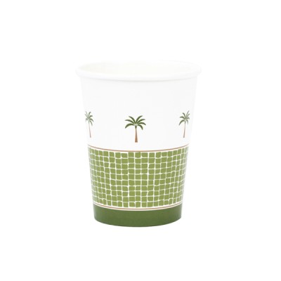 VASOS COLECCION PALMERA 8 UND