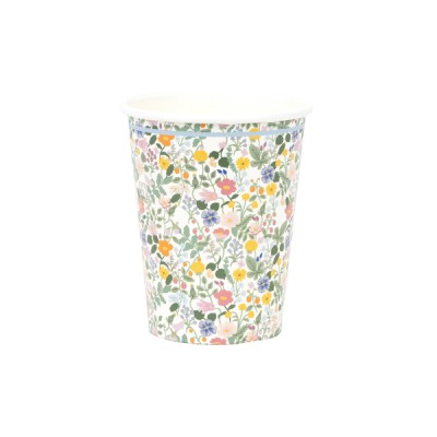 VASOS PEQUEÑAS FLORES 8 UND