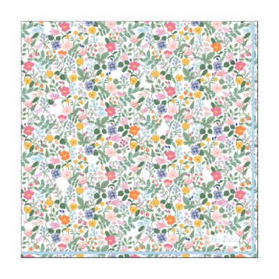 SERVILLETAS PEQUEÑAS FLORES 16 UND