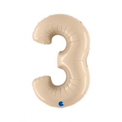 GLOBO CREMA SATIN NUMERO 3   40'