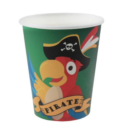 VASOS CARTON PIRATAS - SANTEX 10 UND