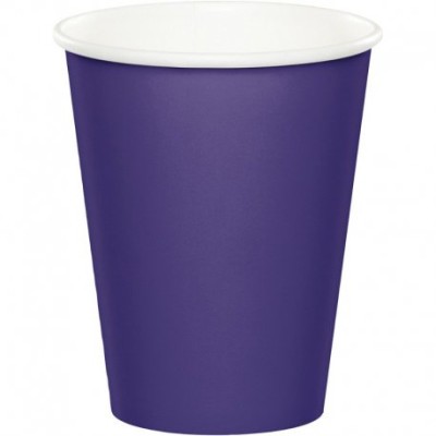 VASOS CARTON VIOLETA 8 UND