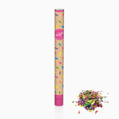 CAÑÓN CONFETI METALMULTICOLOR 100 CM