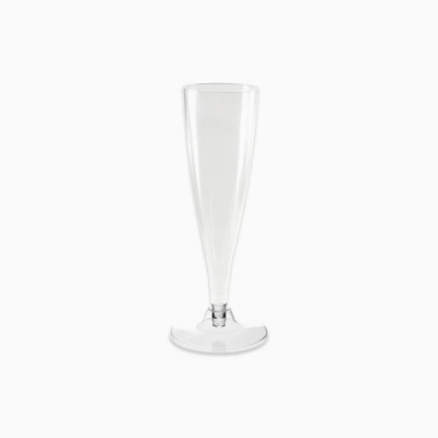 COPA CAVA FLAUTA PIE TRANSPARENTE 4 UND