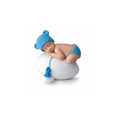 FIGURA NIÑO BEBE SOBRE HUEVO