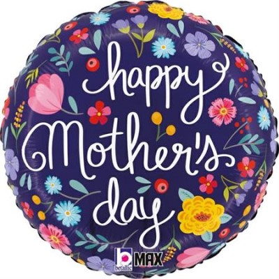 GLOBO FOIL MOTHER'S DAY FLORES 18'