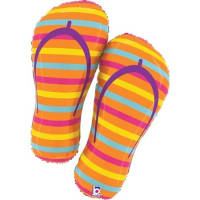 GLOBO FOIL CHANCLAS VERANO 76 CM