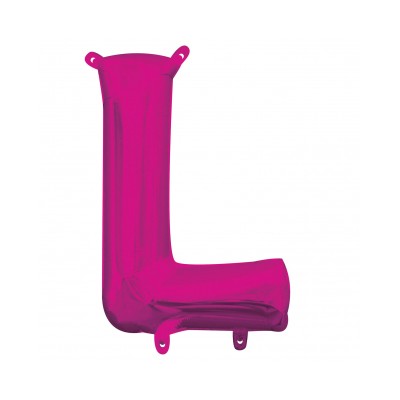GLOBO MINI LETRA ROSA L