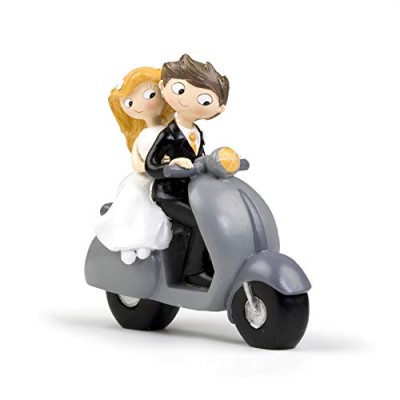 FIGURA PAREJA EN MOTO