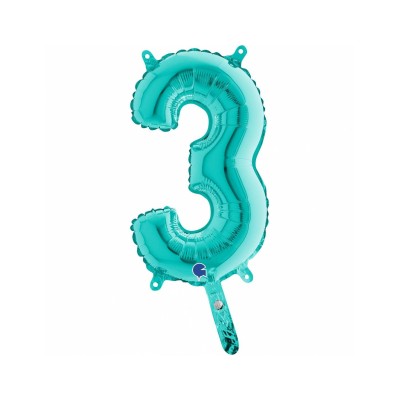 GLOBO NUM. 3 TIFFANY 36 CM