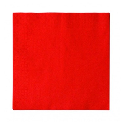SERVILLETA ROJA 40X40 50 UND HODECOR