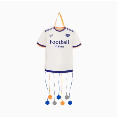 PIÑATA FÚTBOL CAMISETA 48 X 50 CM BLANCO