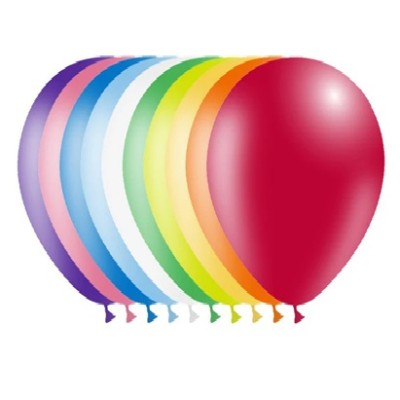 GLOBO LATEX SURTIDO 10 UND 30CM