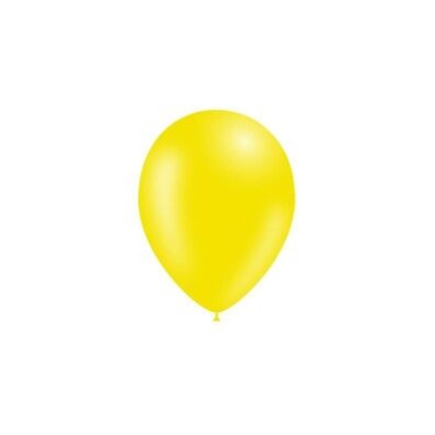 GLOBOS 30 CM 10 UND AMARILLO LIMON - BALL